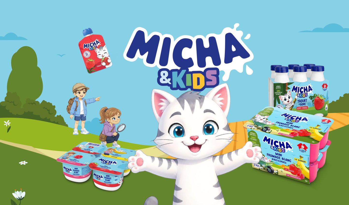 Dairy products made for children